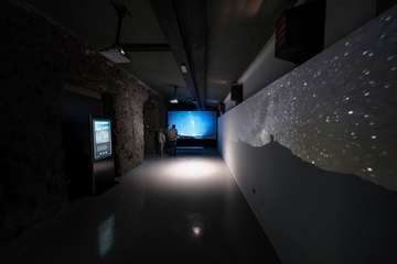 El Centro de Interpretación de Risco Caído, preparado para recibir a visitantes (Foto TA)